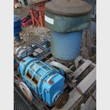 483 cfm, Cord Industrial Equipment #Type 5.9, vertical rotary positive blower, 4" inlet/discharge, 2,160 RPM