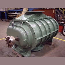 1,056 cfm, 7 psi, GD Sutorbilt #3200, rotary positive blower, 20 x 55, 24" inlet/discharge, 665 RPM