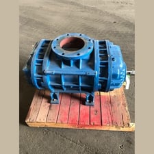 Hibon #SNH820, positive displacement blower, horizontal, flange inlets top and bottom, rebuilt