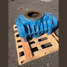 8 psi, Sutorbilt #721H, 4500 series positive displacement blower, 7" gear, 21" case, 2,440 RPM max