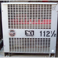 112.5 KVA 480 Primary, 240 Secondary, Marcus, Dry Type Transformer 3 Phase