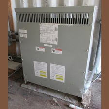 112.5 KVA 600 Primary, 208/120 Secondary, General Electric #9T83K3895, Dry Type Transformer 3 Phase