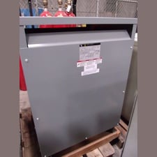 118.5 KVA 460 Primary, 460Y/265 Secondary, Square D #118T145HDIT, Dry Type Transformer 3 Phase, Never Used