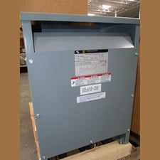 15 KVA 460 Primary, 460Y/265 Secondary, Square D #15T145HDIT, Dry Type Transformer 3 Phase, Never Used