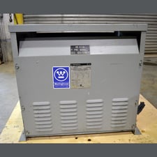 45 KVA 600 Delta Primary, 120/208 Wye Secondary, Westinghouse, Dry Type Transformer 3 Phase