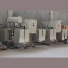 160 KVA 11,000 Primary, 415V Secondary, Areva #PT, Oil Filled Distribution Transformer 3 Phase (2 available)
