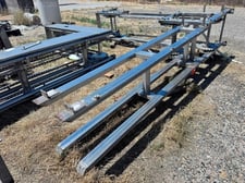 Smalley, Z-Frame Bucket Elevator, 8" x 12" x 4" deep removable buckets, 185" vertical discharge height, 11.5'