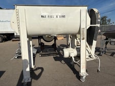 25 cu.ft. Westinghouse Coast Machinery, 26" wide x 66" long trough, 48" discharge clearance, 7.5 HP