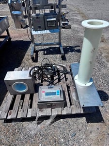 Thermo #EST-3/S-PSU, Drop-Through Metal Detector, pneumatic reject system w/ gate valve, 6" aperture, 4" tube
