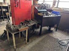 6' -12" WMW #BR60-1600GH, Radial Arm Drill Press, 7' tall column, T-slotted block, Proconier tool holder