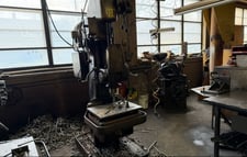 Cincinnati Bickford #Super-Service, Geared Head Upright Drill Press, 24" drilling capacity, 19" x 24"
