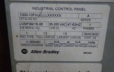 Allen-Bradley #1000-10FHJLLLLXXXXXX, Industrial Control Panel, 85-265 Volts, 2008