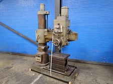4' x 11" P. Girard, Radial Drill Press, 3 HP, 1750-3540 RPM