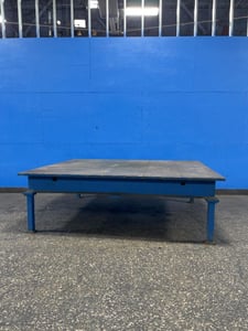 9' x 7' x 35" H, Welding Table