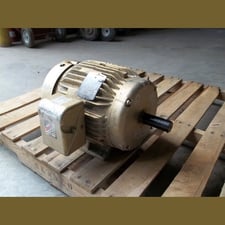 10 HP 1760 RPM Baldor, Frame 215T, 230/460 Volts, Electric Motor