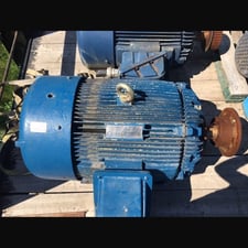 125 HP 885 RPM Westinghouse, Frame 447T, 230/460 Volts, Electric Motor