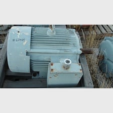 75 HP 1200 RPM Mather & Platt, Frame 444T, TEFC, 460 Volts, Electric Motor