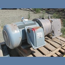 100 HP 1775 RPM Teco Westinghouse #AEHH8N, Gearmotor, 11.84:1 Ratio, 3 phase, 575 Volts