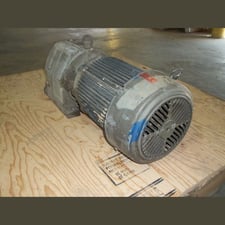 5 HP 1750 RPM U.S. Motors, Gearmotor, 20:1 Ratio, 3 phase, 208-230/460 Volts