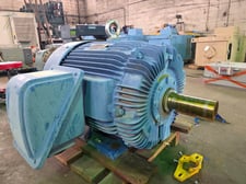 125 HP 1200 RPM Teco Westinghouse, Frame 445T, TEFC BB, 460 Volts, New Surplus