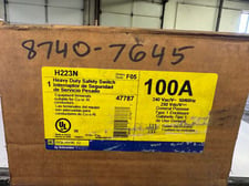 Square D Heavy Duty Safety Switch H223N 240 VAC / 250 VDC
