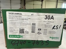 Square D Heavy Duty Safety Switch VH361AWKGL 600V
