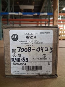Allen-Bradley Push Button Station 800S-2SD4 Series M 600V Allis-Chalmers
