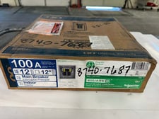 Square D Main Breaker Load Center QO112M100P 120/240V