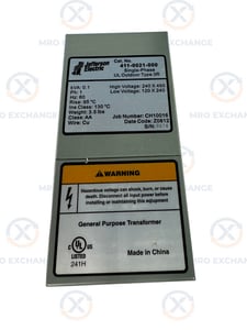 Jefferson Electric General Purpose Transformer 411-0021-000