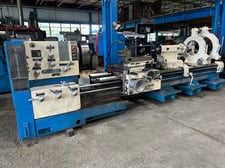 36" x 132" Poreba #TPK90A1/3M, engine lathe, 25" swing over cross slide, 3-jaw chuck, inch/metric, 2-Axis
