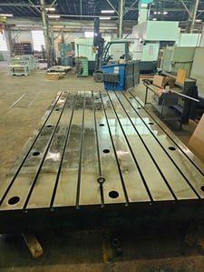 100" x 200" T-slotted floor plate