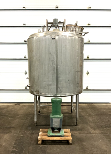 Stainless steel jacketed mixing tank, inconel 825 tank