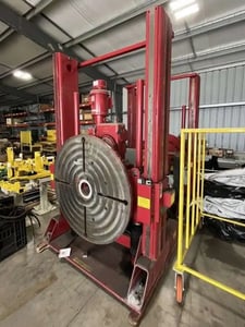 8000 lb. Koike Aronson #4.5h/4.5T-PE, elevating headstock/tailstock welding positioner, 2010