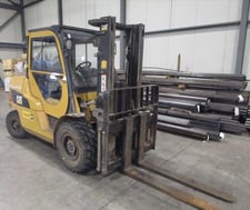 12000 lb. Caterpillar #GP55N1, LPG forklift, side shifter, 119" lift height