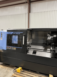 Daewoo Doosan #PUMA-DNT-2600LM, CNC Lathe, 10.2" X, 43.3" Z, 15" turning diameter, 44" turning length, 10"