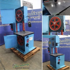 20" x 13" DoAll #2013-V, vertical band saw, 1/8"-1" x 154" blade, 55-5200 FPM, 2 HP, 26" x 26" table, blade