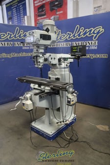KBC #TUM-1VS, vertical mill, 9" x 49" table, 30" X, 12" Y, 16" Z, 60-4200 RPM, R-8, Mitutoyo 2-Axis digital