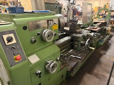 24" x 120" Potisje #PA-30, Manual Engine Lathe, 3.5" spindle bore, 12" 3-jaw chuck, 20" 4-jaw chuck, 16 HP