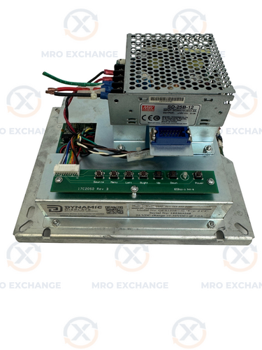 Dynamic Displays Industrial LCD Monitor QES1508-102 Rev 2 C2 24 VDC