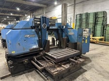 30" x 40" Kysor Johnson, Amada #H1080, horizontal band saw, automatic, 346.5" x 2.56" blade, 15 HP