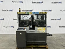 9" x 9" Hyd-Mech #H-230A, automatic horizontal band saw, 9' 9" x 1" blade, 50-350 SFM, 3 HP