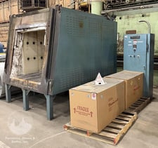 48" width x 48" H x 72" L Thermcraft, air operated vertical lift door w/hand operator controls, electric