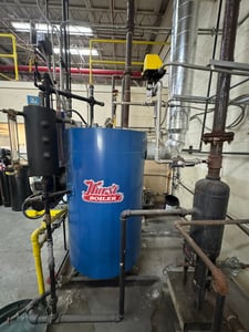 Hurst #4VT-G-15-15, Vertical Tubeless Boiler, 300,000-630,000 BTU/hr., natural gas, 0.1 psi, 2021