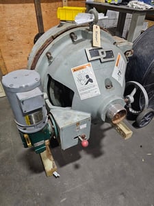 24" Beloit #DD-4000, Disc Refiner, new shaft quill & plates, 2016