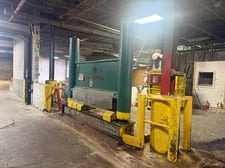 Black Clawson, Roll Splitter, 72" width capacity, 84" roll diameter capacity, hydraulic power pack
