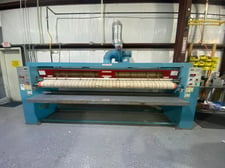 16" x 120" Chicago #GL-16-120-F, Heated Flatwork Ironer, Natural Gas, VFD, 208 V., 1999