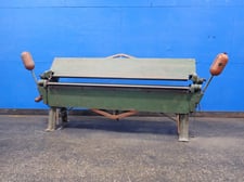 96" Chicago Dries & Krump #L37, sheet metal brake