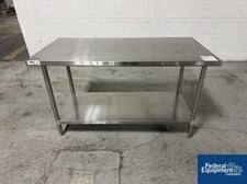 Stainless Steel Table, 60" x 30" (8 available)
