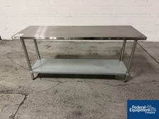 Stainless Steel Table, 72" x 24"