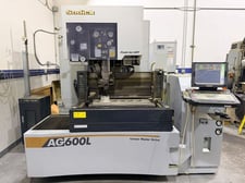 Sodick #AG600L, wire Electrical Discharge Machine, LN2W CNC Control, jumbo feeder wire feed, automatic